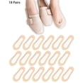 thumbnail image 1 of 18 Pairs Womens No Show Socks, Thin Low Cut Non Slip Invisible Liner Socks, 1 of 8