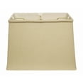 thumbnail image 1 of 18" Pale Brown Throwback Rectangle Linen Lampshade, 1 of 5