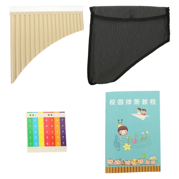 OFFIGAM Multi-Functional Pan Flute Set in C Key - Ideal Panpipe for Beginners and Professional Musicians