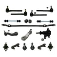 thumbnail image 1 of 18 Pc Suspension & Steering Center Link with Idler & Pitman Arm Tie Rod Linkages Ball Joints Sway Bar Frame Bushings 31.75mm 1.25 inch Fits select: 1996-2000 CHEVROLET GMT-400, 1 of 16
