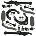 thumbnail image 1 of 18 Pc Upper & Lower Control Arms Tie Rod Ends Bellow Boots Sway Bars Shock Mount Bushings, 1 of 16