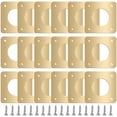 thumbnail image 1 of 18 Pcs 1 1/8'' Opening Metal Bird House Guard Portal Bird House Hole Protector with Copper Open Protector Guards for Eastern Bluebird Rooms Sparrow Houses(Opening), 1 of 6