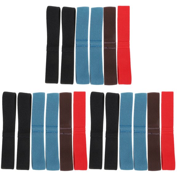 MERRYHAPY Bento Box Elastic Straps Assorted Colors High Elasticity for Holding Use 18Pcs