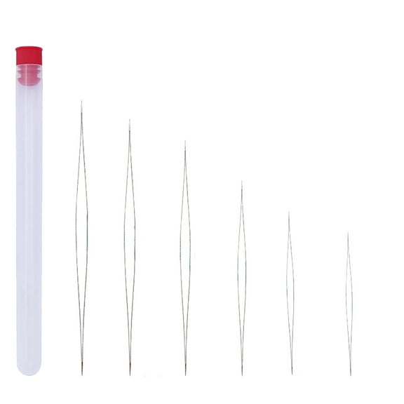 18 Pcs Big Eye Beading Needles Sewing Needles Crafts Supplies Stitching Needle Bead Threader