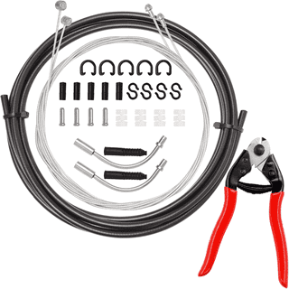 50 Pack Bike Brake Gear Cable End Caps Tips Crimps Derailleur Tips For Road Bike Mountain Bike