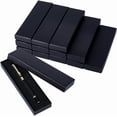 thumbnail image 1 of 18 Pcs Black Pen Gift Box with Sponge 6.9x2x0.85 Inch Empty Long Fountain Pen Box Cardboard Jewelry Packing Cases with Cushion for Office Supplies Business Gift Black 18pcs, 1 of 5