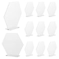 thumbnail image 1 of 18 Pcs Blank Seat Sign Table Decor DIY Blank Signs Photography Props Acrylic Sign Blank Acrylic Number Sign Banquet, 1 of 6