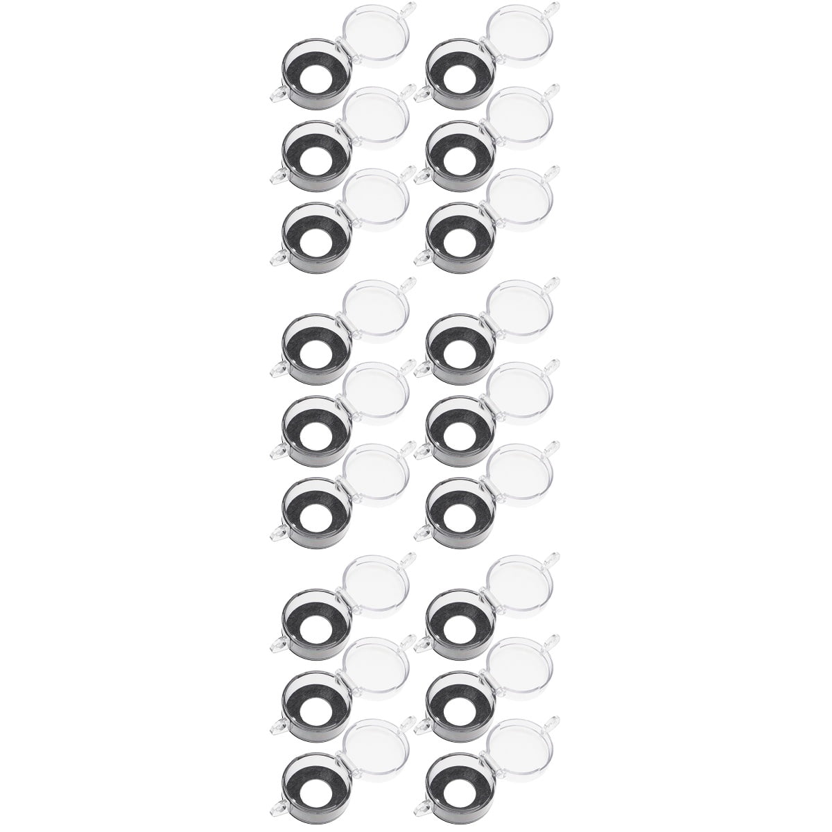 18 Pcs Button Cover Button Protector for Emergency Protector Refillable ...