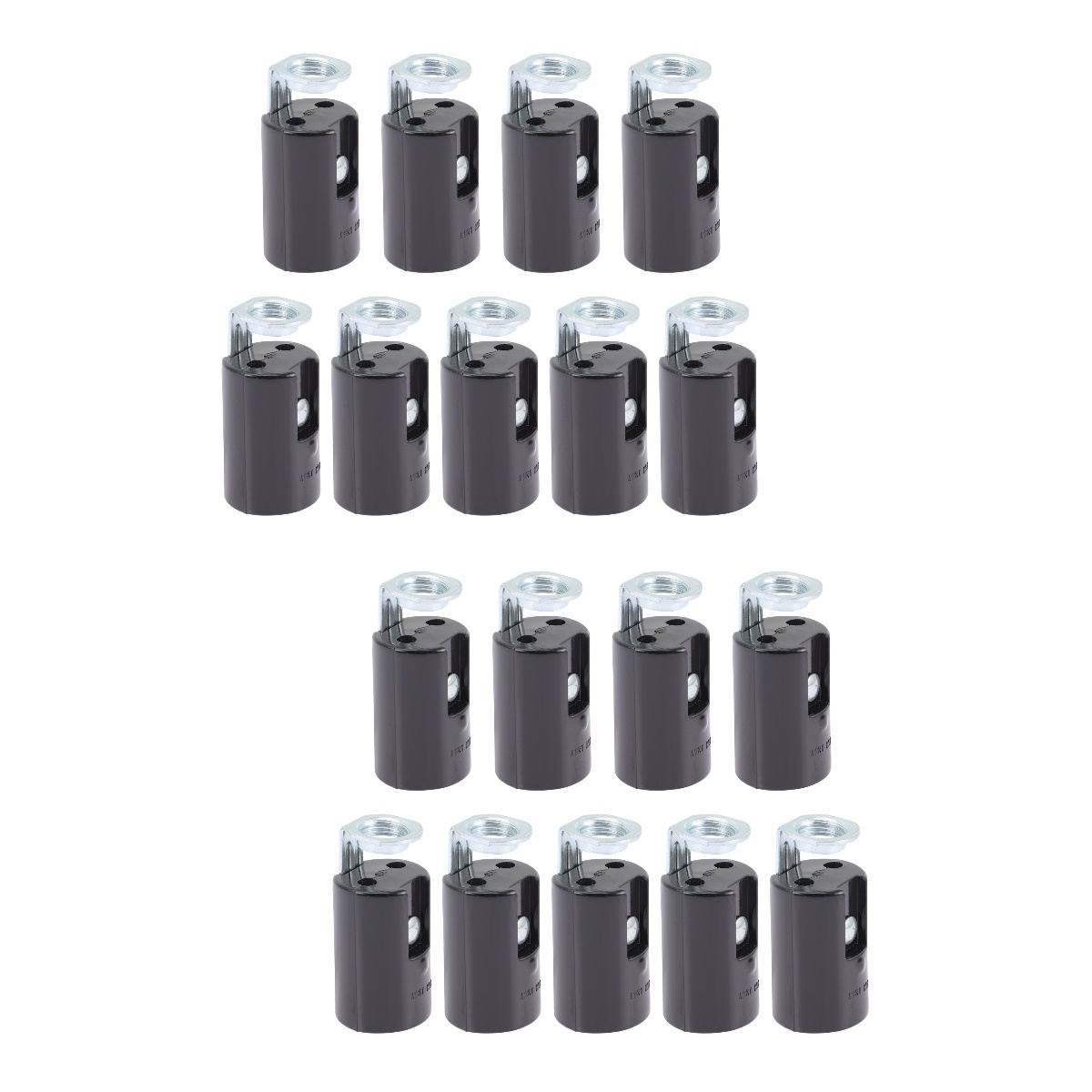 18 Pcs Candelabra Base Light Sockets Chandelier Lamp Sockets Pendant