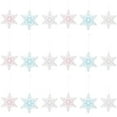 thumbnail image 1 of 18 Pcs Christmas Tree Crystal Ornaments, Hanging Acrylic Snowflakes Pendant, Clear Hanging Acrylic Snowflake Ornaments for Christmas Tree Winter Wonderland Party Decorations, 1 of 6