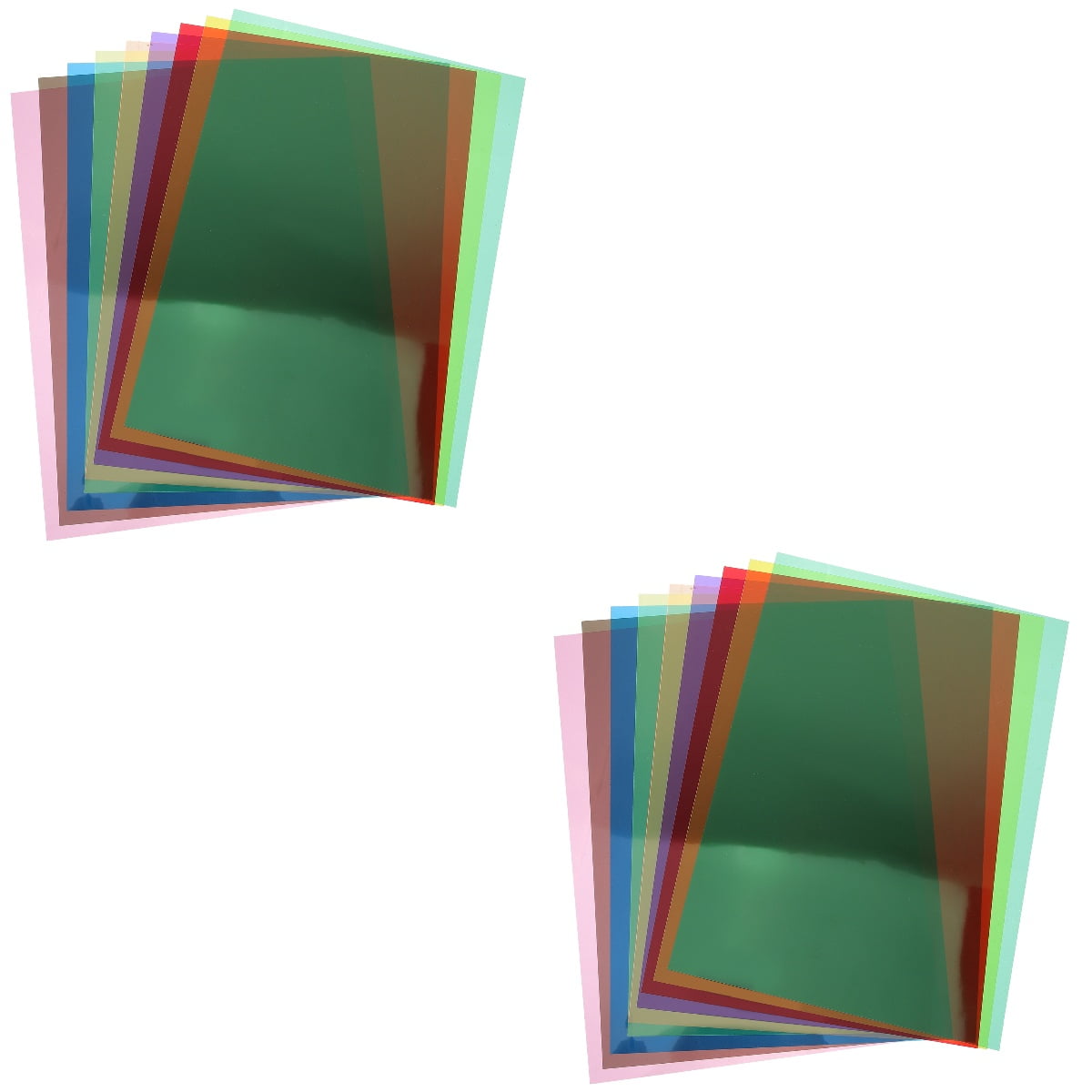18 Pcs Color Pvc Sheet Film A Party Valid for Lights Photography