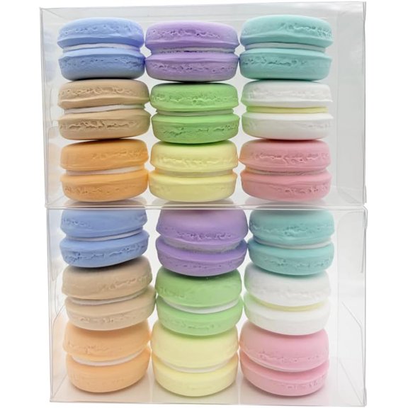 18 Pcs Fake Macarons Cake, Realistic Artificial Fake Macaronst Model Photography Props Home Decoration