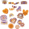 thumbnail image 1 of 18 Pcs Heart Embroidery Patches Flower Iron On Patches Speaker Sew on Patches, 1 of 10
