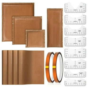 Heat Press Pillow Heat Pressing Transfer Pillow, PTFE Heat Resistant Pressing Pillows For Screen Print And Heat Pressing Shirts (4 Pack 4 Sizes