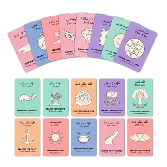 18 Pcs Inspirational Prayer Quote Cards, Motivational Blessing Postcards, Encouragement Stationery Set, Scriptural Message Notes for Gift Giving, Home Decor