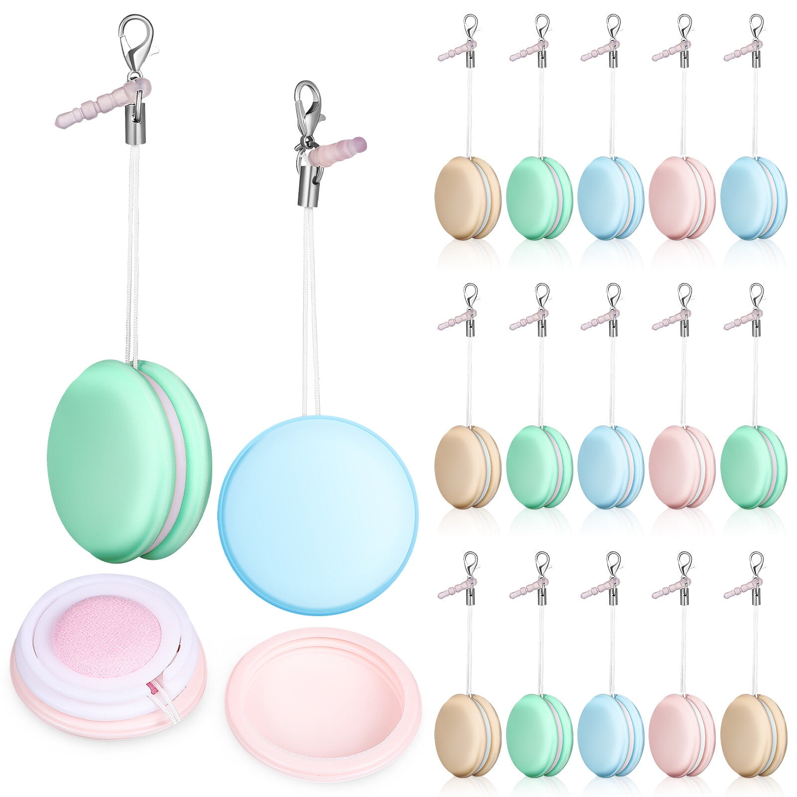 18 Pcs Macarons Screen Cleaner Glass Cleaner Macaron Mobile Phone Screen Cleaning Screen Cleaning Pad Screen Wipes