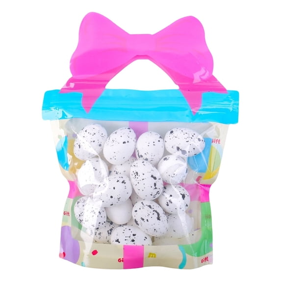 18 Pcs Mini Easter Foam Eggs Speckled Egg,Small Colorful Speckled Pastel Easter Eggs,Fake Decorative Artificial Easter Egg,for Craft DIY Easter Spring Party Stuffers Home Table Decorations,B