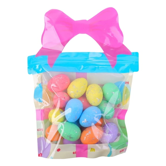 18 Pcs Mini Easter Foam Eggs Speckled Egg,Small Colorful Speckled Pastel Easter Eggs,Fake Decorative Artificial Easter Egg,for Craft DIY Easter Spring Party Stuffers Home Table Decorations,D
