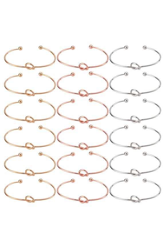 18 Pcs Open Cuff Bangle Iron Heart Shape Bangle Bracelets Adjustable Open Cuff Heart Bangle Bracelet for Christmas Birthday Inspirational Gift 1-7/8x2-5/8 inch DIY