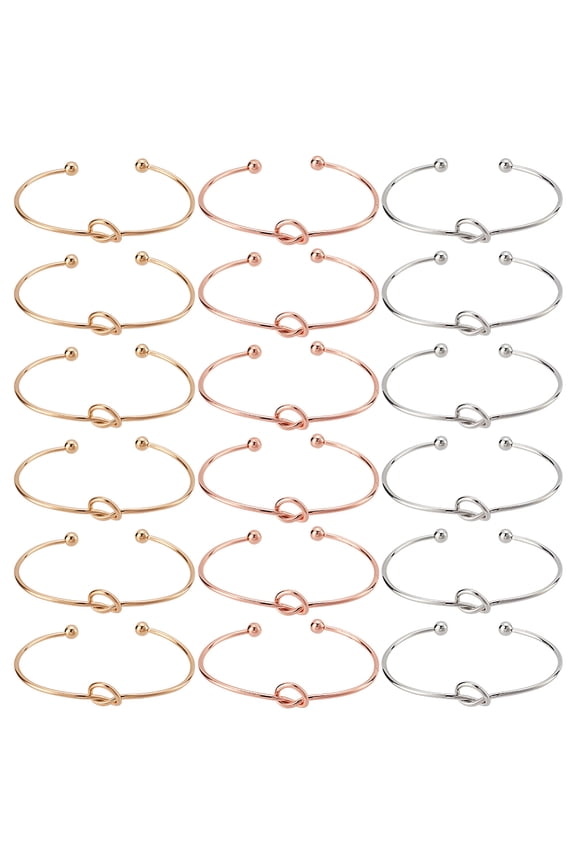18 Pcs Open Cuff Bangle Iron Heart Shape Bangle Bracelets Adjustable Open Cuff Heart Bangle Bracelet