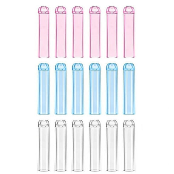 18 Pcs Pencil Tip Protector Cover, Plastic Caps,Colorful Toppers for Wooden Pencils Extender Holder