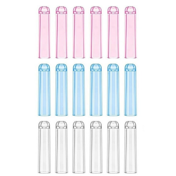 18 Pcs Pencil Tip Protector Cover, Plastic Caps,Colorful Toppers for Wooden Pencils Extender Holder