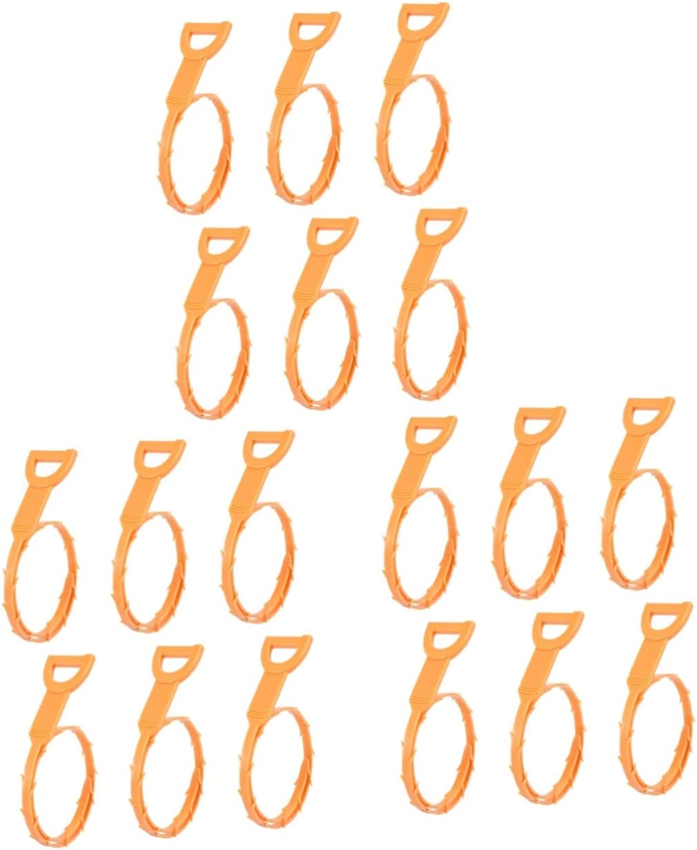 18 Pcs Pipe Cleaner Snake for Drain Grabber Reacher Tool Plumbing Tools