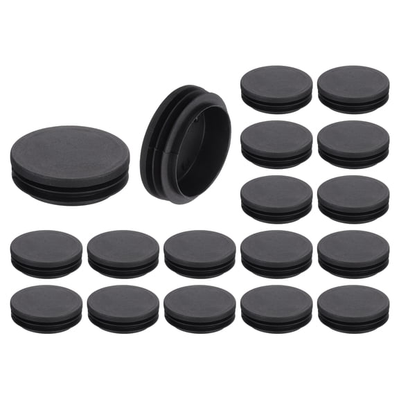18 Pcs Round Plastic Plug, Furniture Leg Pipe Insert for Chair, Sofa, Table, Shelf 58mm(2.28 Inch)