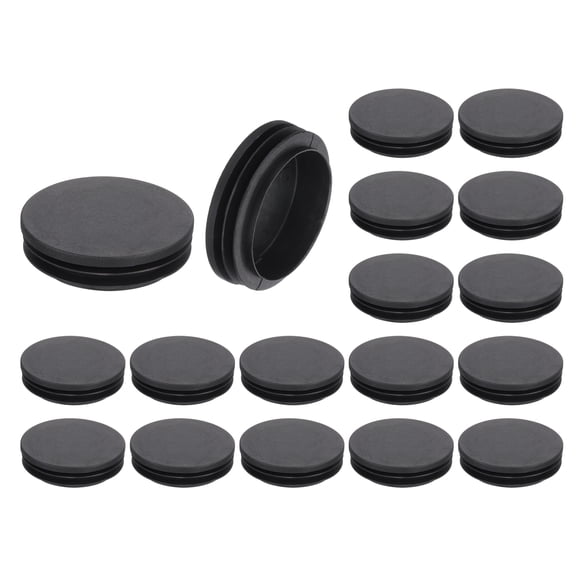 18 Pcs Round Plastic Plug, Furniture Leg Pipe Insert for Chair, Sofa, Table, Shelf 63mm(2.48 Inch)