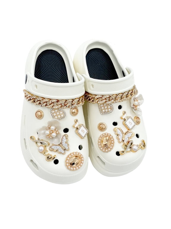 18 Pcs Shoe Charms Bling for Croc Jewelry Accessories Decoration for Women Girls Party Favors Birthday Gifts