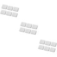 thumbnail image 1 of FENGGUIQU White Shower Curtain Clips Adhesive Splashproof Guard for Bathroom, Kitchen, Gardening and Home Use, 1 of 6