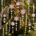 thumbnail image 1 of 18 Pcs Snowflake Ornaments for Christmas Tree, Acrylic Snowflake Christmas Tree Decorations Party Favor (5 Styles, Shatterproof, Multi-Use), 1 of 5