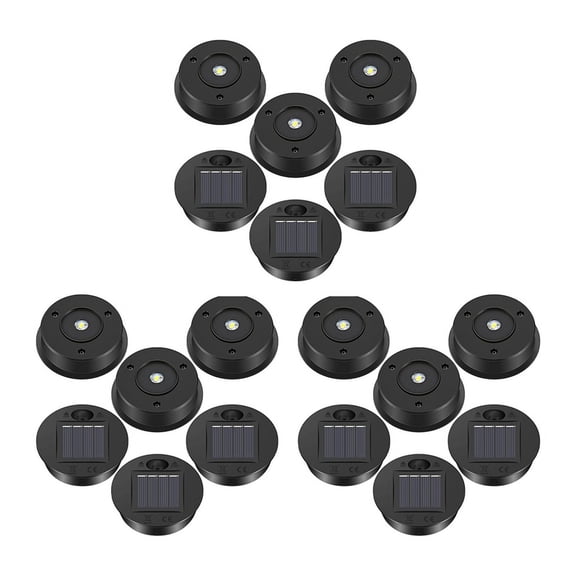18 Pcs Solar Lights Replacement Top 7 Lumens Lantern Parts LED Panel Lid for Outdoor Hanging