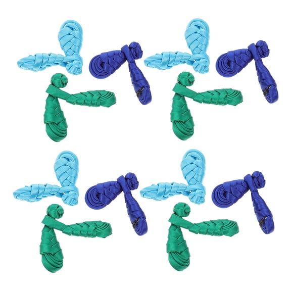 18 Pcs Multipurpose Button Kit Solid Pipa Buckle Sets for Chinese Clothing