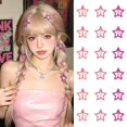 thumbnail image 1 of 18 Pcs Star Hair Clips Y2K Style Non-Slip Snap Hair Barrettes Assorted Sizes Hair Accessories Blue Metal Hair Clips for Girls Women(A), 1 of 7