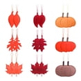 thumbnail image 1 of 18 Pcs Wooden Maple Leaf Hanging Ornaments, Autumn Fall Tree Pendants, Rustic Harvest Hang Decor, Thanksgiving Tree Decorations, Multi‑Pattern Leaf Trinkets, Farmhouse Fall Tree Embellishment, 1 of 4