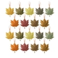 thumbnail image 1 of 18 Pcs Wooden Maple Leaf Hanging Ornaments, Autumn Fall Tree Pendants, Rustic Harvest Hang Decor, Thanksgiving Tree Decorations, Multi‑Pattern Leaf Trinkets, Farmhouse Fall Tree Embellishment, 1 of 4