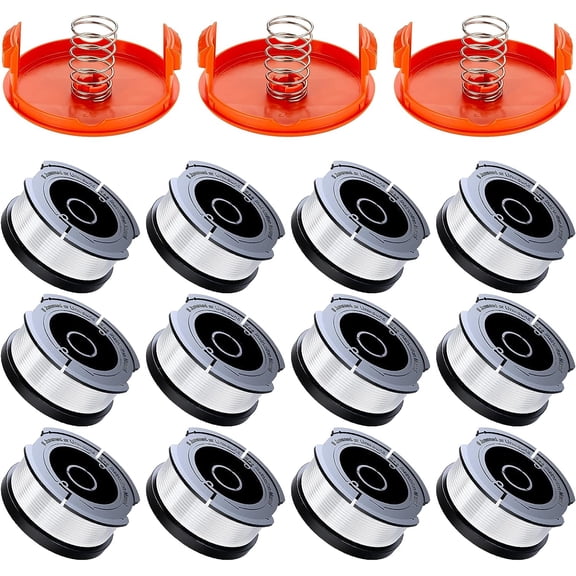 18 Piece AF 100 Weed Eater String Replacement Compatible With Black Decker 0.065 Inch Trimmer Line