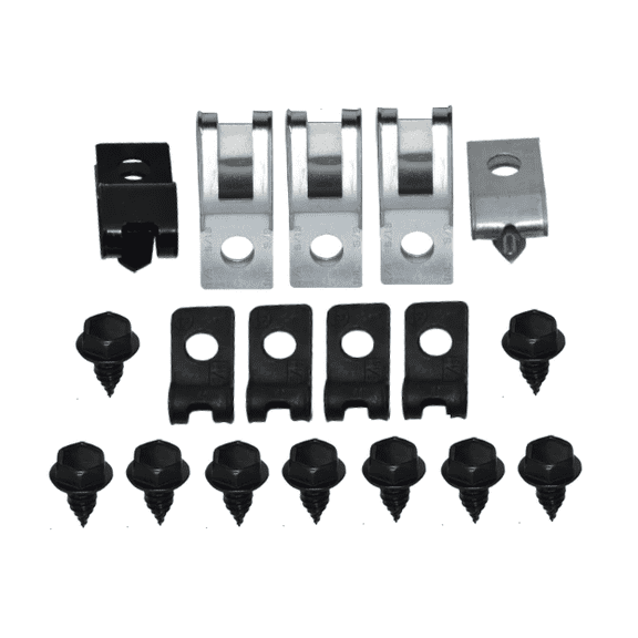 18 Piece Brake Line Clip Set 1973-1980 Chevy and GMC Pickup Trucks 4WD Models