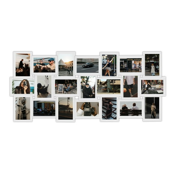 Hello Laura Gallery 18-Opening 4 in x 6 in White Matte Picture Frames