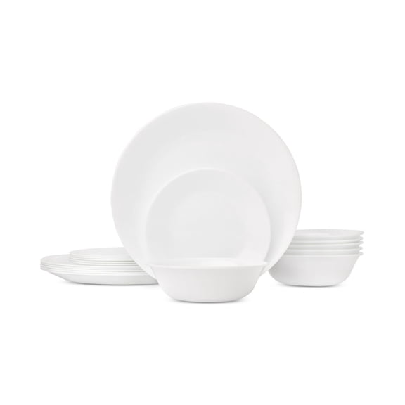 18-Piece Dinnerware Set - Service for 6, Microwave & Dishwasher Safe