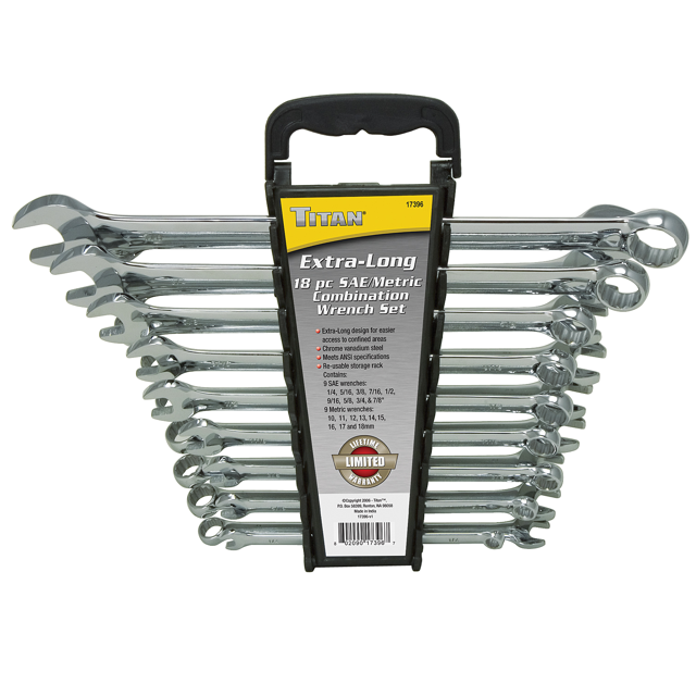 18 Piece Extra Long Wrench Set