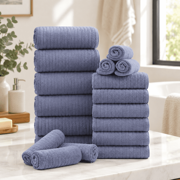 Doctor Set Printable 18 Piece Family Bath Towel Set Include 6 Towels 6 Hand And 6 Washcloths ...