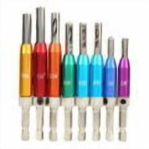 18-Piece Hinge Hole Puncher Drill Bit Set with Center Punch and Hex Wrench
