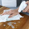 thumbnail image 1 of 18-Piece Kitchen Bar Mop Dishcloth Set, White, 1 of 6