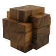 thumbnail image 1 of 18 Pieces Burr - Wooden Puzzle Brain Teaser, 1 of 2