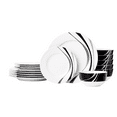 thumbnail image 1 of 18 Pieces Dinnerware Sets, Dishes, Plates and Bowls, Service for 6, 1 of 6