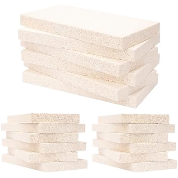 18 Pieces Insulating Fire Brick for Ovens, Kilns, Blacksmith, Fireplaces, Forges 9" x 4.5" x 0.79" 2310F Rated Insulating Fire Bricks$$Garden & Patio