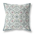 thumbnail image 1 of 18â€ Pink Sage Paisley Indoor Outdoor Throw Pillow, 1 of 4