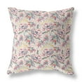 thumbnail image 1 of 18â€ Pink Yellow Roses Indoor Outdoor Throw Pillow, 1 of 4